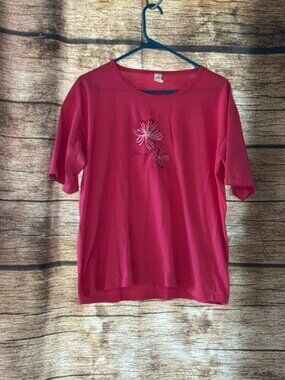 Pink Hawaii Anvil Tee, Large L